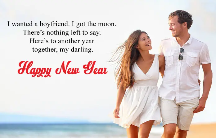 Cute Happy New Year Wishes for Lover, Romantic 2023 Love Images