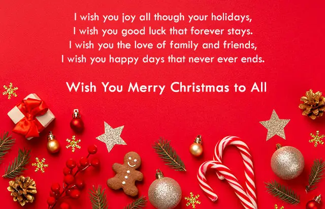 Wish You Merry Christmas to All