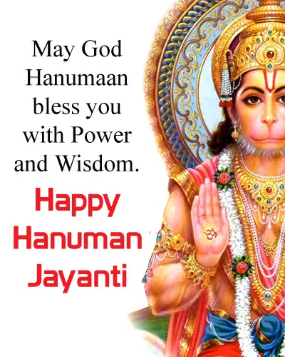Happy Hanuman Jayanti in English