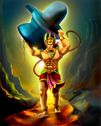 Powerful Hanuman Ji Photo