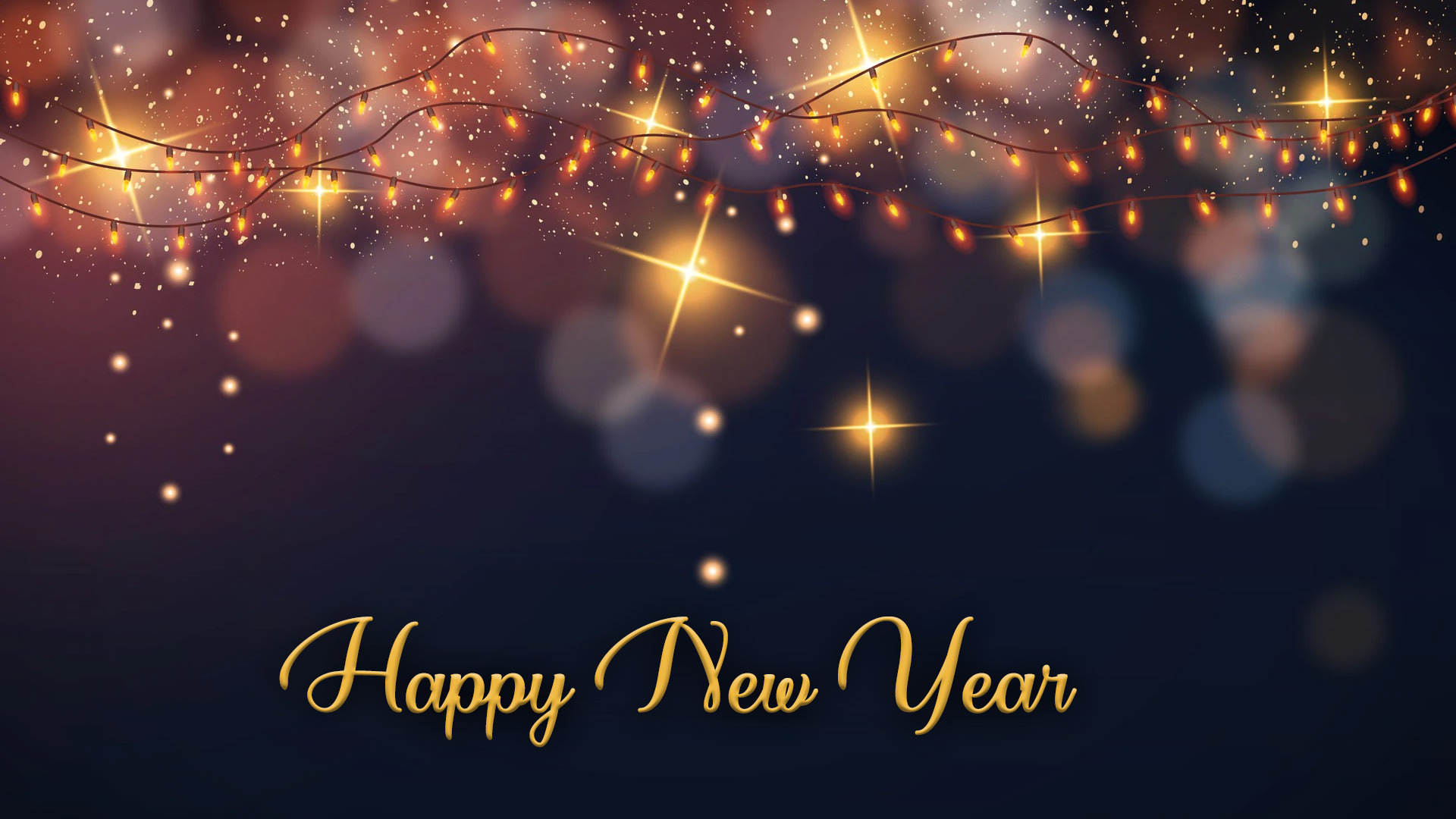 Sparcle New Year Background Wallpaper