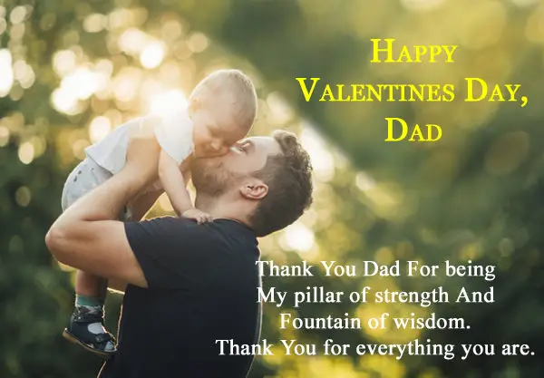 Happy Valentine's Day Dad Wishes & Shayari | 14th Feb Quotes for Father