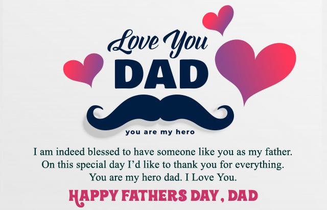 I Love u - You are my Hero Dad