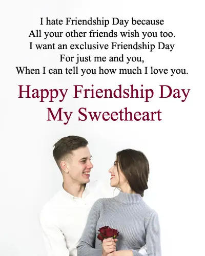 Friendship Day Love Quotes for Lover BF-GF