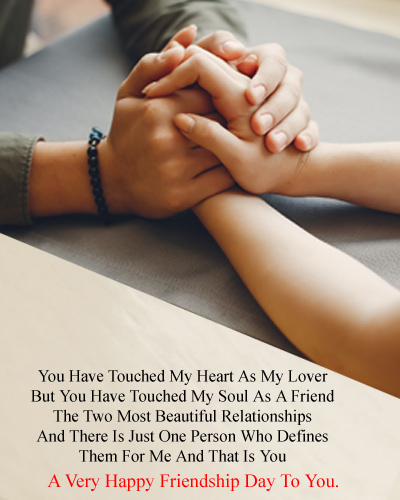 Touching Quote for Boyfriend about Friendship