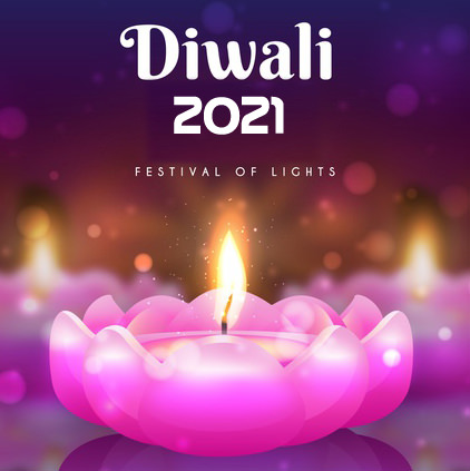 Beautiful Pink Diwali Diya 2021