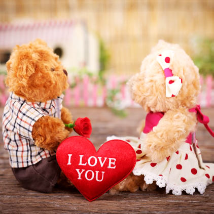 I Love You Teddy Bear DP