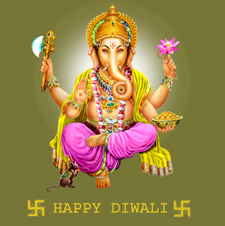 Happy Diwali Ganesha DP