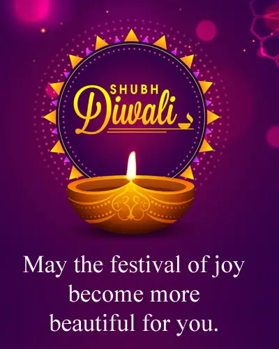 Shubh Diwali DP in English