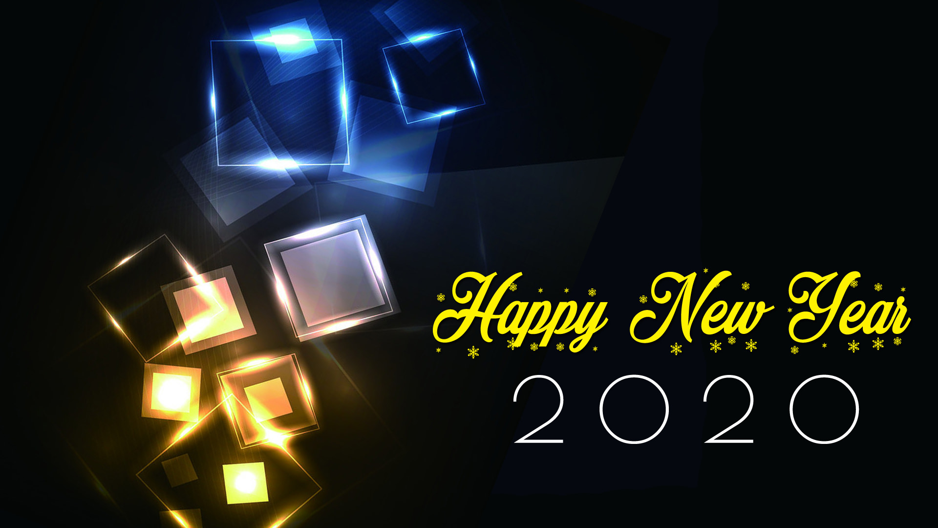 Lighting 2020 Happy New Year Wallpapers
