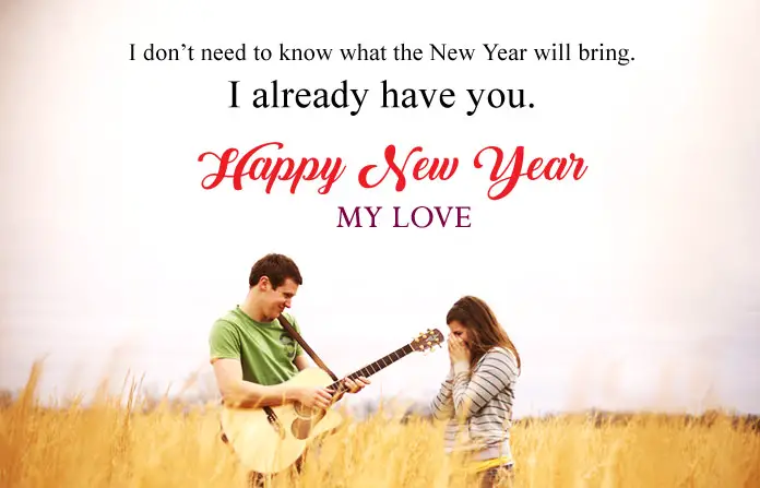 New Year Wishes for Girlfriend