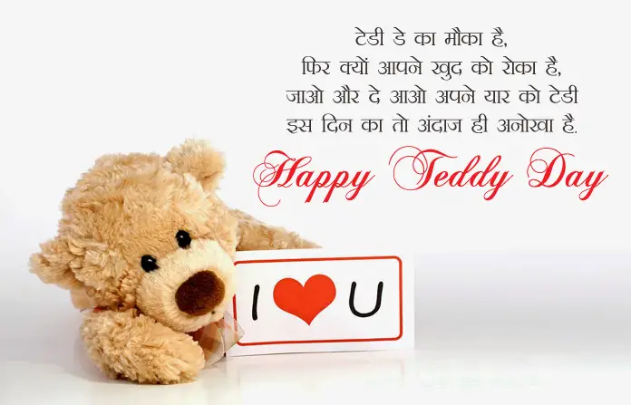 Teddy Day Love Quotes in Hindi