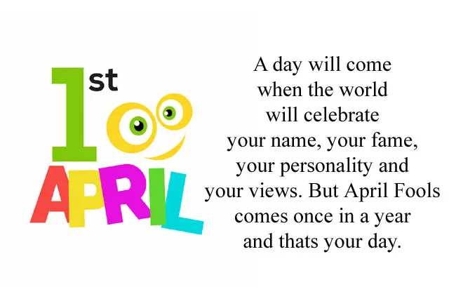 Funny 1st April Wishes