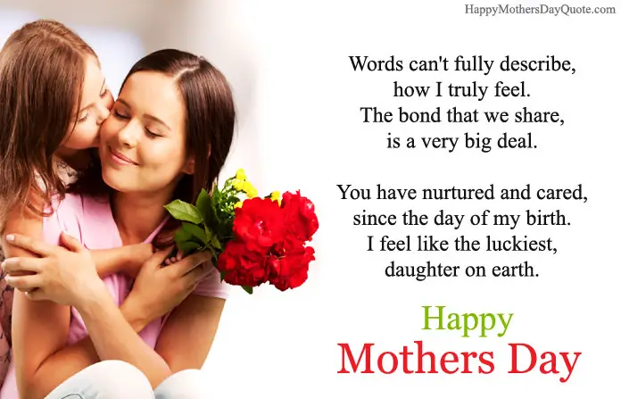 34 Happy Mothers Day Quotes From Daughter Thank You Wishes 