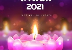 Beautiful Pink Diwali Diya 2021
